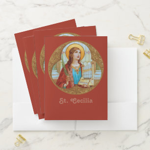 St. Cecilia of Rome (BK 003) Pocket Folder