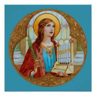 St. Cecilia of Rome (BK 003) Poster