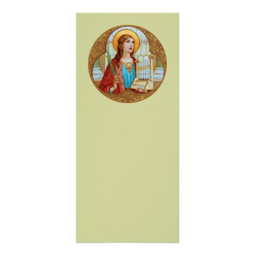 St Cecilia of Rome BK 003 Rack Card