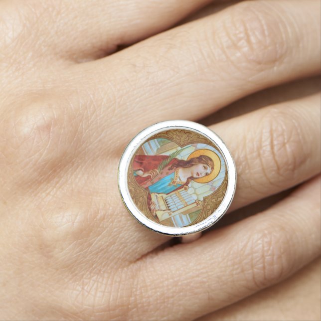 St. Cecilia of Rome (BK 003) Ring (In Situ)