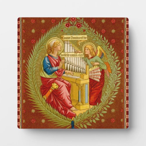 St Cecilia of Rome SNV 36 525x525 Square Plaque