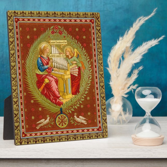 St. Cecilia of Rome (SNV 36) 8"x10" Plaque (Side)