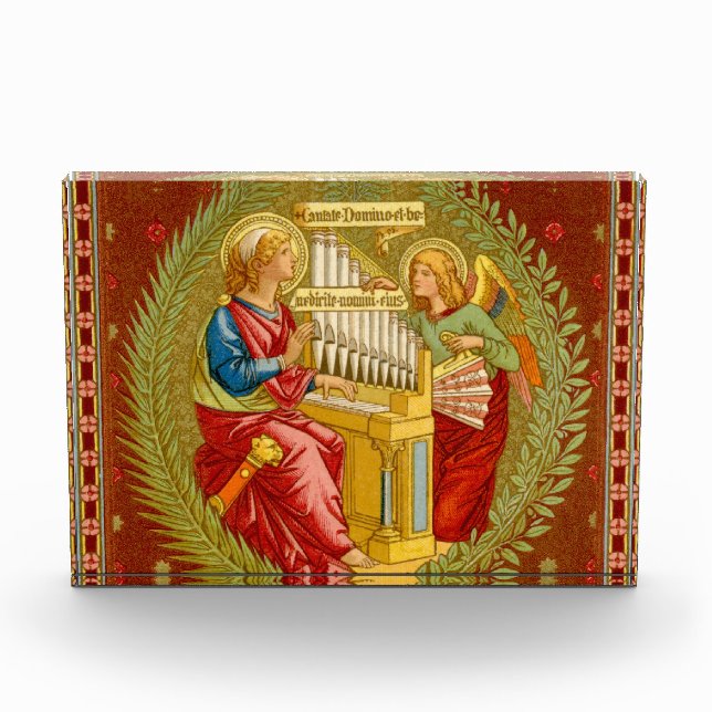 St. Cecilia of Rome (SNV 36) Acrylic Award (Front)