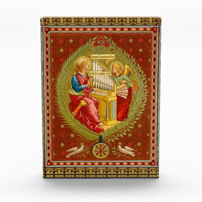 St. Cecilia of Rome (SNV 36) Acrylic Award (Front)