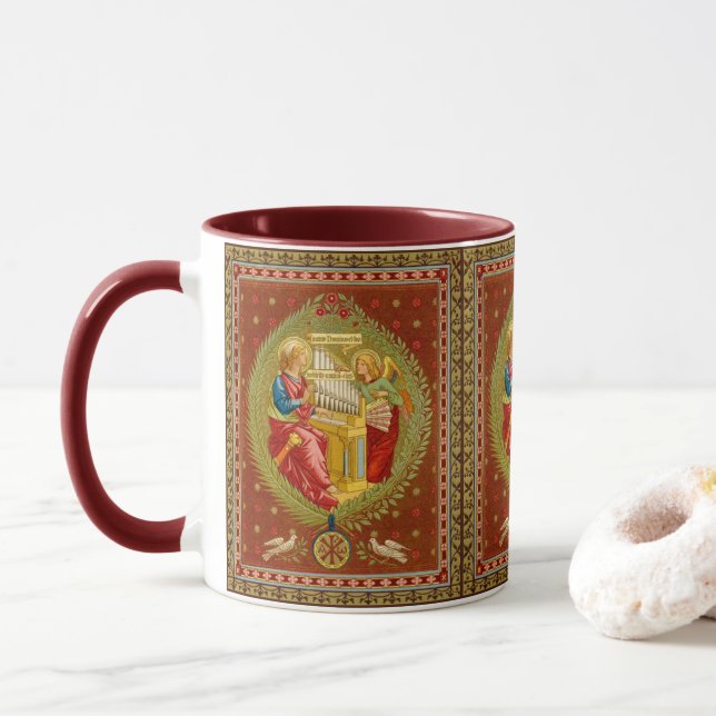St. Cecilia of Rome (SNV 36) Coffee Mug 3 (With Donut)