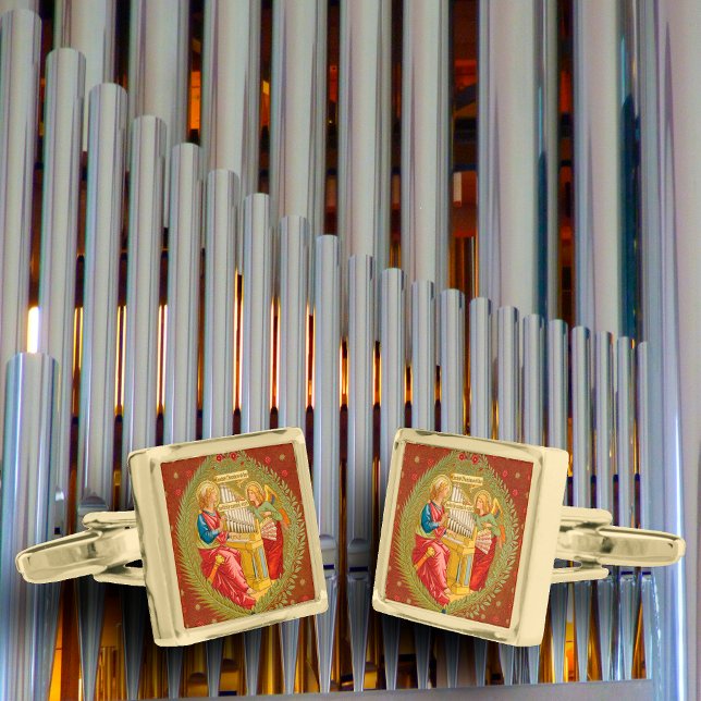 St. Cecilia of Rome (SNV 36) Cufflinks (Creator Uploaded)