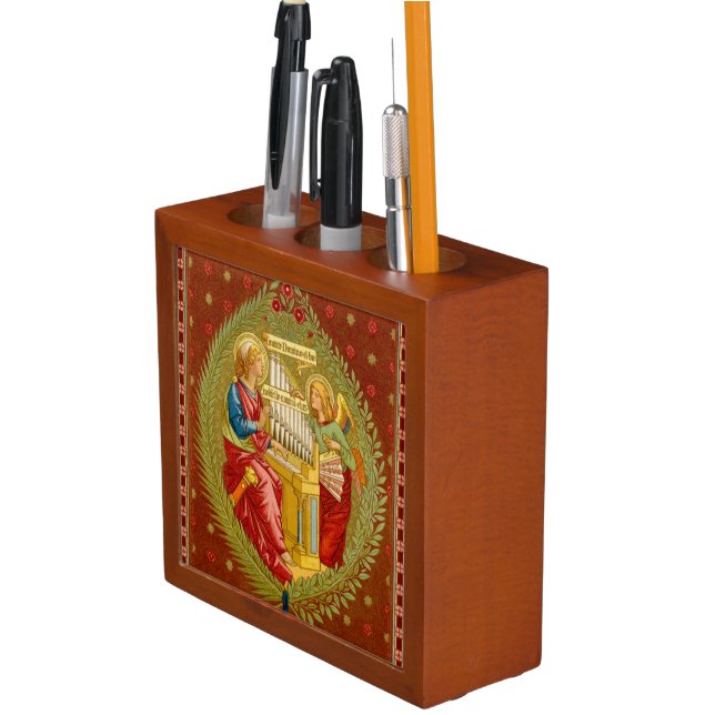 St. Cecilia of Rome (SNV 36) Desk Organizer (In Situ)