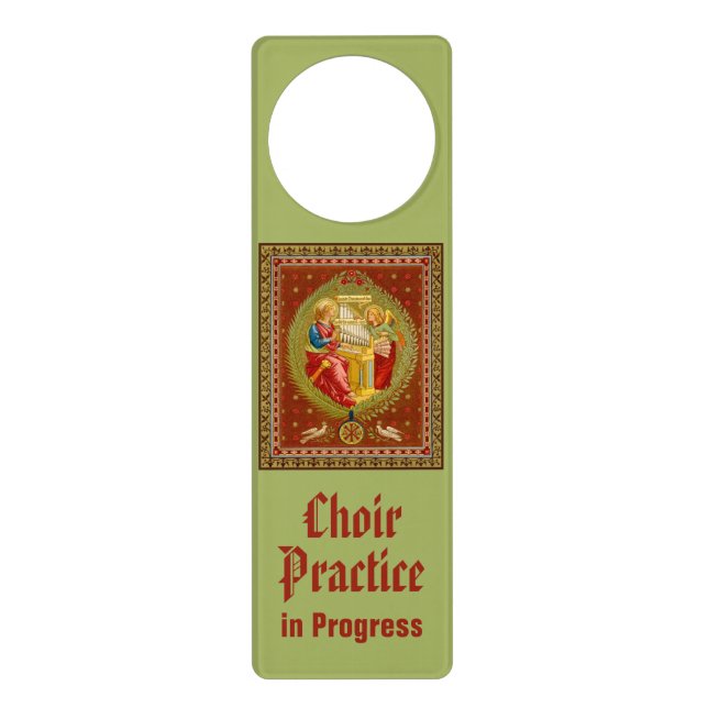St. Cecilia of Rome (SNV 36) Door Hanger (Front)