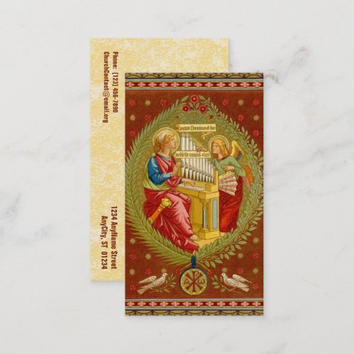 St Cecilia of Rome SNV 36 Style 2 Business Card