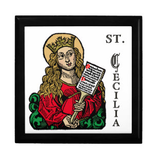 St. Cecilia with Hymn Board (Nuremberg) Gift Box