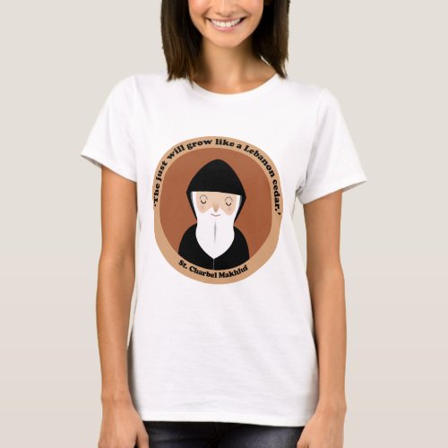 St Charbel Makhluf T_Shirt