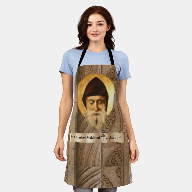 St. Charbel (Sharbel) Makhlouf  Apron (Worn)