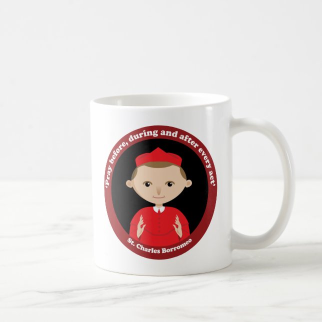 St. Charles Borromeo Coffee Mug (Right)
