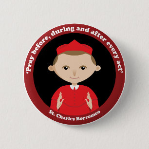 St. Charles Borromeo Pinback Button