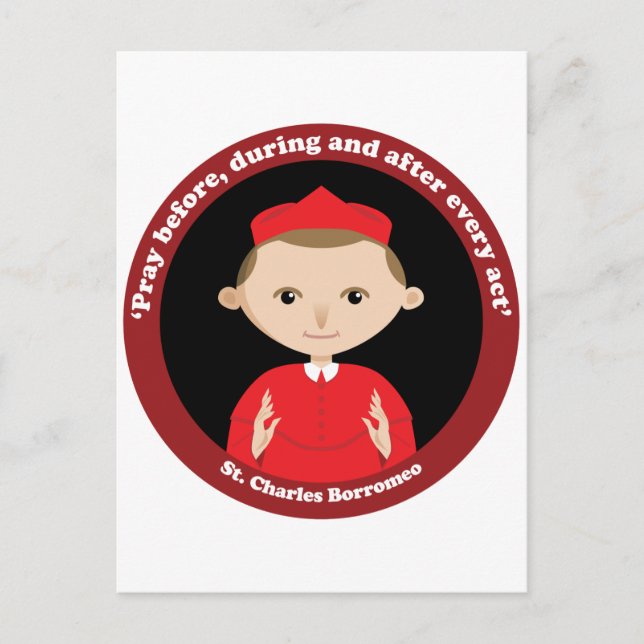 St. Charles Borromeo Postcard (Front)