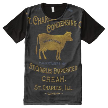 St Charles Illinois Milk Condensing Cream 1899 All-Over-Print Shirt