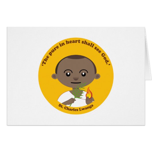 St. Charles Lwanga Cards (Front Horizontal)