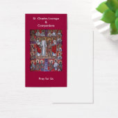St. Charles Lwanga & Companions Prayer Card (Desk)