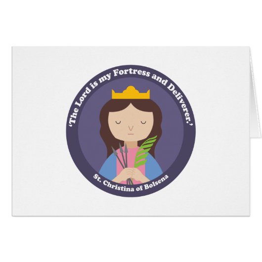 St. Christina of Bolsena (Front Horizontal)