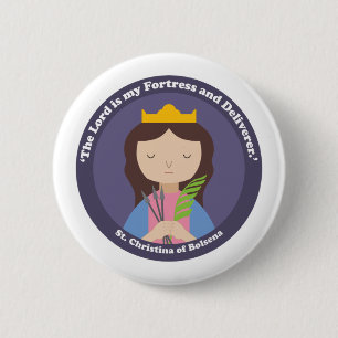 St. Christina of Bolsena Button