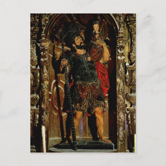 St. Christopher, 1597 Postcard (Front)