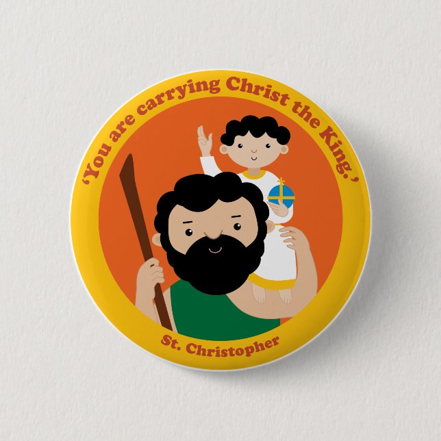 St. Christopher Button (Front)