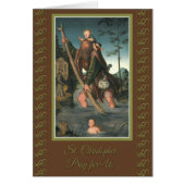 St. Christopher & Christ Child Motorist Patron (Front)