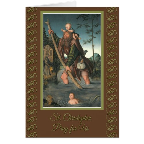 St Christopher  Christ Child Motorist Patron