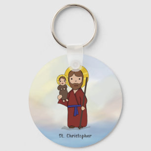 St. Christopher Feast Day Saint Keychain