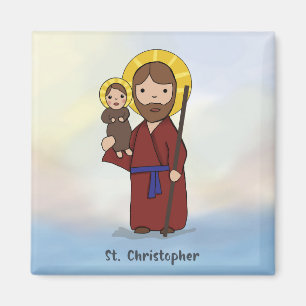 St. Christopher Feast Day Saint  Magnet
