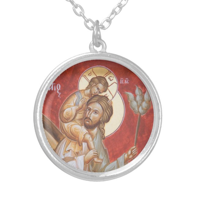 St Christopher Necklace (Front)