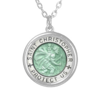 St CHRISTOPHER PENDANT NECKLACE