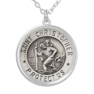 St CHRISTOPHER PENDANT NECKLACE