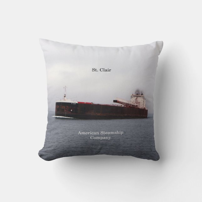 St. Clair square pillow (Front)