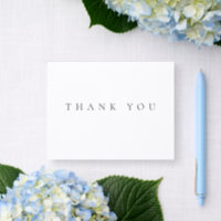 St. Claire | Classic Folded Elegant Thank You