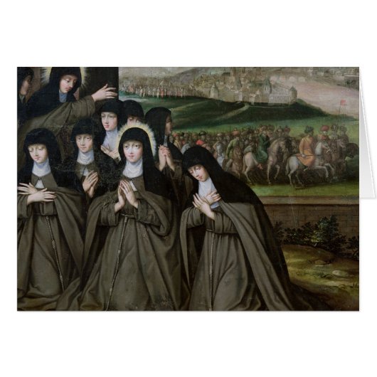 St. Claire with her Sister, Agnes and Nuns (Front Horizontal)