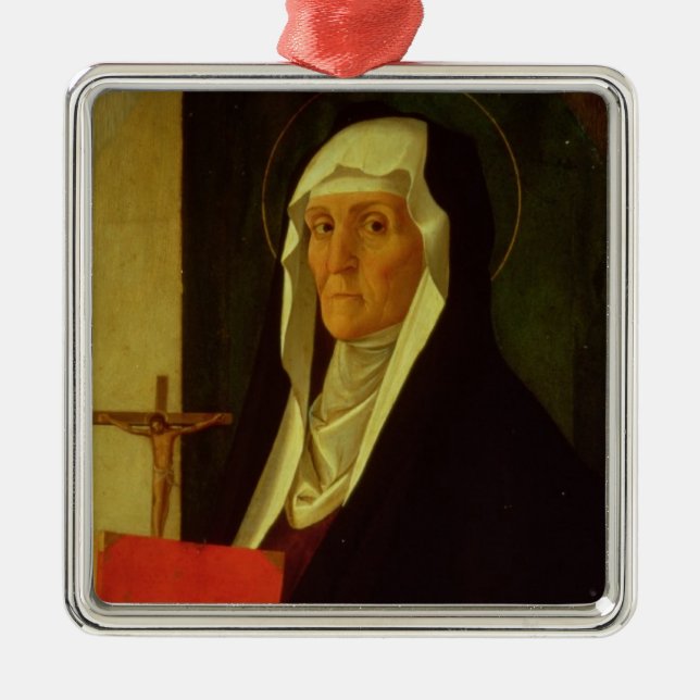 St. Clare, c.1485-90 (tempera on panel) Metal Ornament (Front)