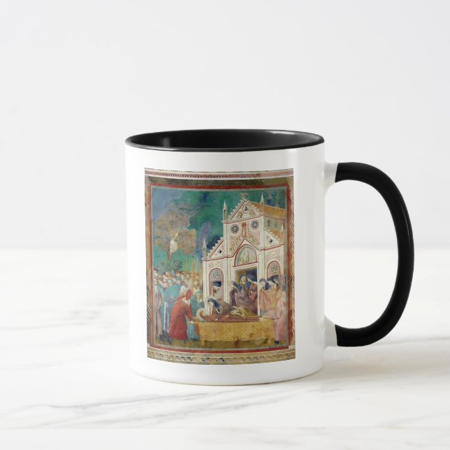 St. Clare Embraces the Body of St. Francis Mug (Right)