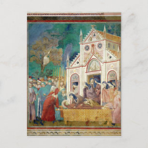 St. Clare Embraces the Body of St. Francis Postcard
