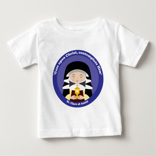 St Clare of Assisi Baby T_Shirt
