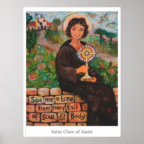 St Clare of Assisi Classroom poster