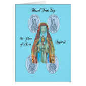 St. Clare of Assisi Feast Day (Front)