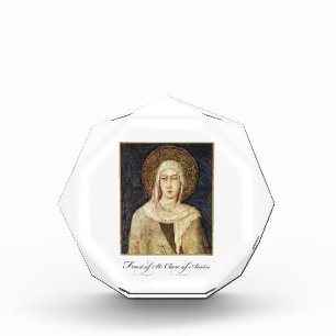 St. Clare of Assisi Feast Day Blessings Award