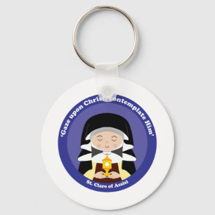 St. Clare of Assisi Keychain