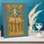 St. Clare of Assisi &amp; Nuns (SAU 027) 8&quot;x12&quot; Plaque