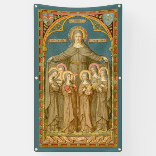 St Clare of Assisi  Nuns SAU 027 Banner 1