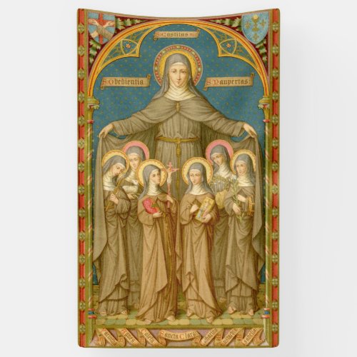 St Clare of Assisi  Nuns SAU 027 Banner 2