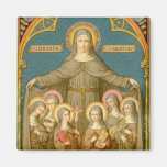 St. Clare of Assisi &amp; Nuns (SAU 027) Magnet