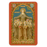 St. Clare of Assisi &amp; Nuns (SAU 027) Magnet