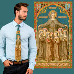 St. Clare of Assisi &amp; Nuns (SAU 027) Neck Tie